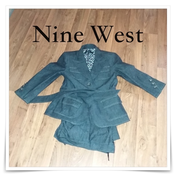 Nine West 2 Piece Black Suit - Picture 1 of 8